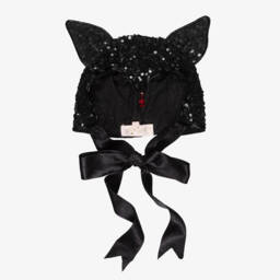 Tutu du Monde-Girls Black Sequinned Halloween Cap | Childrensalon