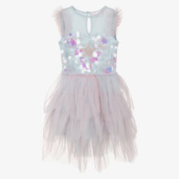 Tutu du Monde-زي حورية البحر تول لون أزرق للبنات | Childrensalon