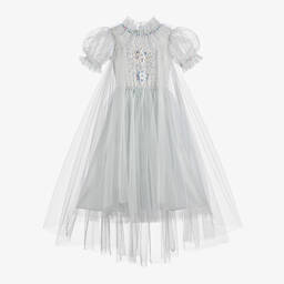 Tutu du Monde-Girls Blue Tulle & Sequin Dress | Childrensalon