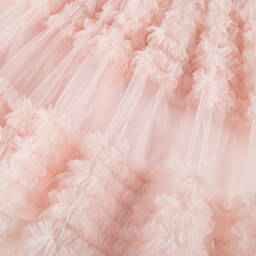 Tutu du Monde-Girls Glittery Pink Tulle Dress with Sequins & Ruffles | Childrensalon