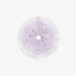 Tutu du Monde-Girls Lilac Tulle & Sequin Scrunchie | Childrensalon