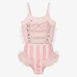 Tutu du Monde-Girls Pink Circus Costume Bodysuit | Childrensalon