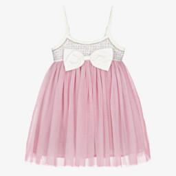 Tutu du Monde-Girls Pink & Ivory Tulle & Sequin Dress | Childrensalon