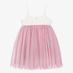 Tutu du Monde-Girls Pink & Ivory Tulle & Sequin Dress | Childrensalon