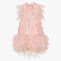 Tutu du Monde-Girls Pink Sequin Tulle Dress | Childrensalon