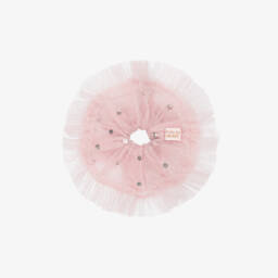 Tutu du Monde-Girls Pink Tulle & Sequin Scrunchie | Childrensalon