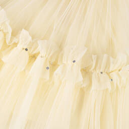 Tutu du Monde-Girls Yellow Tulle Sequin Dress | Childrensalon