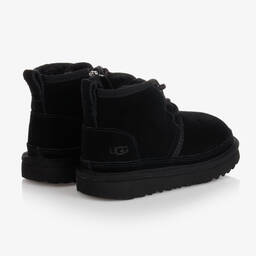 UGG-بوت نيوميل II جلد شامواه لون أسود | Childrensalon