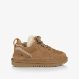 UGG-Brown Suede Lowmel Trainers | Childrensalon
