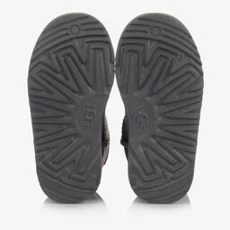 UGG-Grey Classic Suede Boots | Childrensalon
