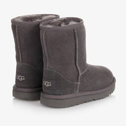 UGG-Grey Classic Suede Boots | Childrensalon