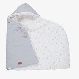 Uzturre-Blue Cotton Baby Nest (75cm) | Childrensalon
