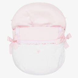Uzturre-Pale Pink Car Seat Baby Nest (75cm) | Childrensalon