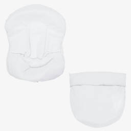 Uzturre-White Car Seat Baby Nest (75cm) | Childrensalon