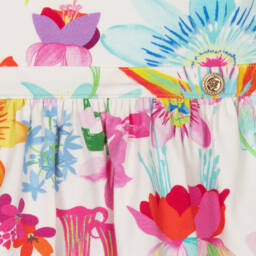 Versace-Baby Girls White Jardin Dress | Childrensalon