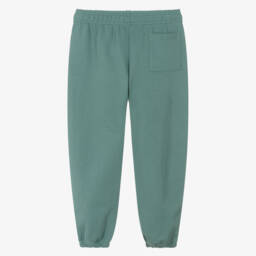 Versace-Boys Green Cotton Joggers | Childrensalon