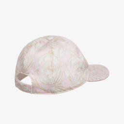 Versace-Pink Barocco Cap | Childrensalon