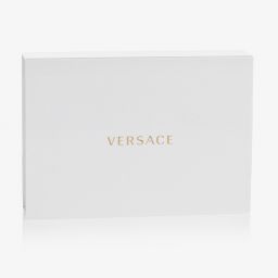 Versace-Pink Medusa Babysuit Gift Set | Childrensalon