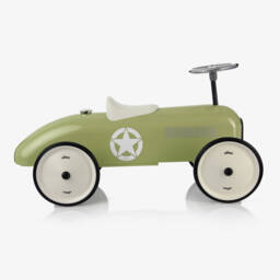 Vilac-Green Ride-On Vintage Car (76cm) | Childrensalon