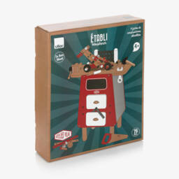 Vilac-Red Wooden Workbench Toy (73cm) | Childrensalon