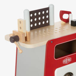 Vilac-Red Wooden Workbench Toy (73cm) | Childrensalon