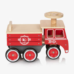 Vilac-Wooden Fire Engine Toy (50cm) | Childrensalon