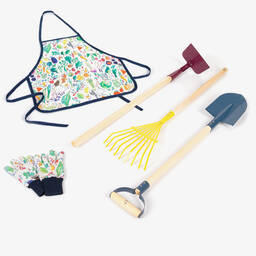 Vilac-Wooden Gardening Tool Set (68cm) | Childrensalon