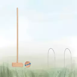 Vilac-Wooden Junior Croquet Set (60cm) | Childrensalon