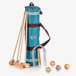 Vilac-Wooden Junior Croquet Set (60cm) | Childrensalon