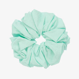 Wauw Capow-Girls Mint Green Hair Scrunchie (15cm) | Childrensalon
