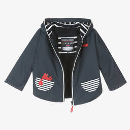 Week-end à la mer-كيب واقي من المطر لون كحلي للأطفال | Childrensalon