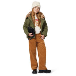 Zadig&Voltaire-Girls Ivory Cotton T-Shirt with Red Logo | Childrensalon