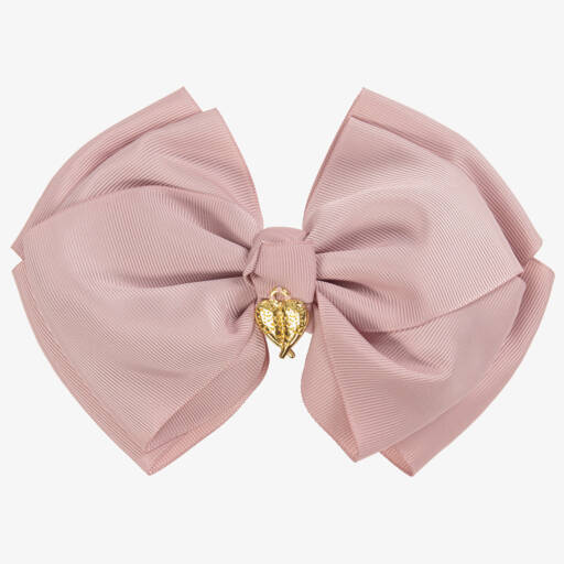 Angel's Face-Pink Bow Hair Clip (19cm) | Childrensalon