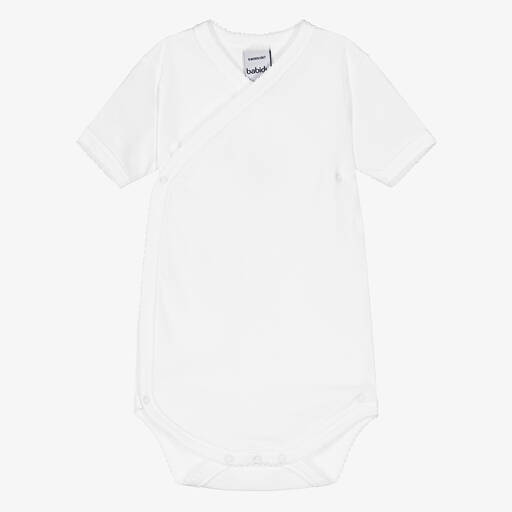 Babidu-Белое хлопковое боди для малышей | Childrensalon