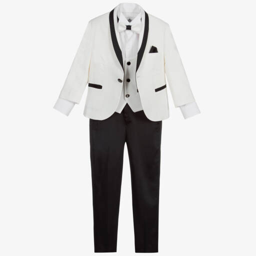 Alejandro Boys Suit- Maroon Red main image 1