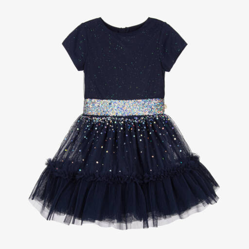 BILLIEBLUSH - Tulle Dress - Navy main image 1