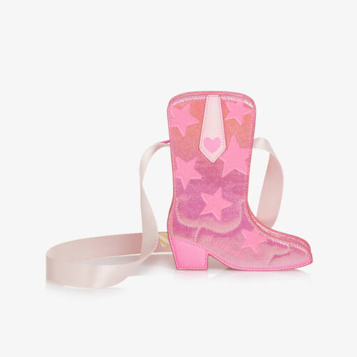 Billieblush Bag Bird Design Pink Orange