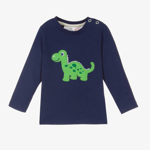 Blade & Rose-Boys Blue Dino Cotton Top | Childrensalon