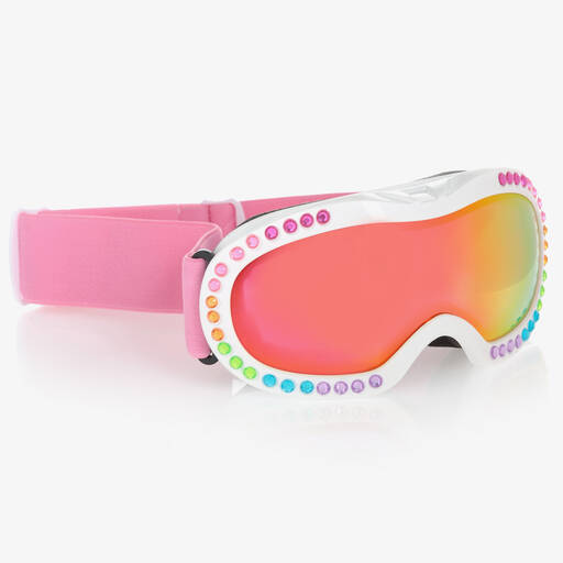 Bling2o-White & Pink Ski Goggles | Childrensalon