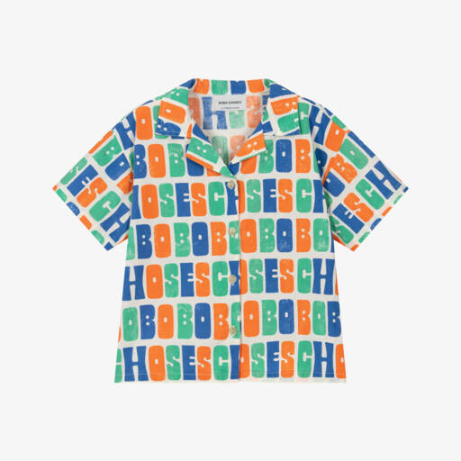 Bobo Choses-Boys Multicoloured Organic Cotton Shirt | Childrensalon