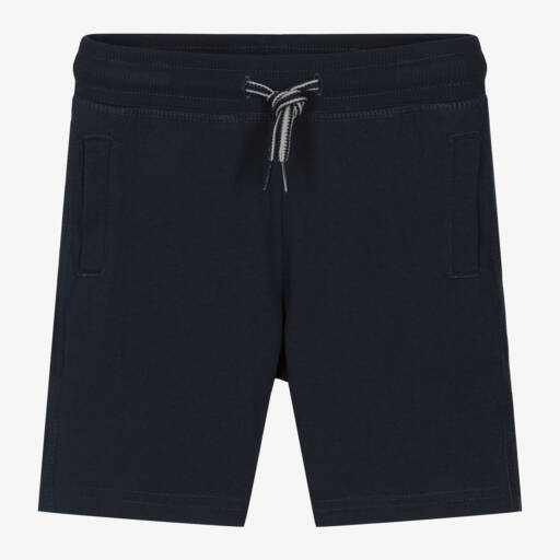 Boboli-Boys Blue Cotton Shorts | Childrensalon