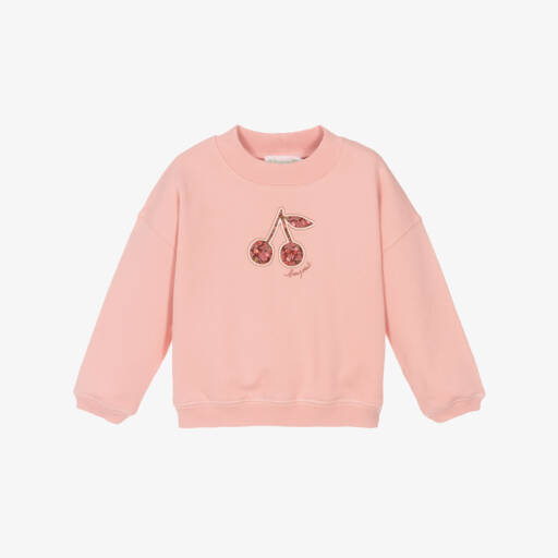 Bonpoint Girls Tahiti T-Shirt in Ivory