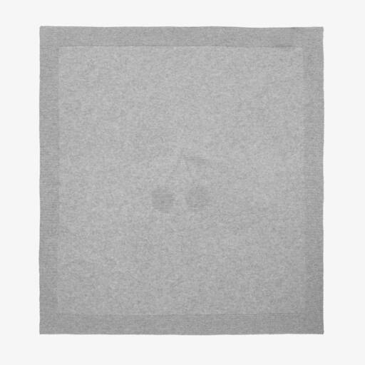 Bonpoint-Grey Pure Cashmere Blanket (92cm) | Childrensalon