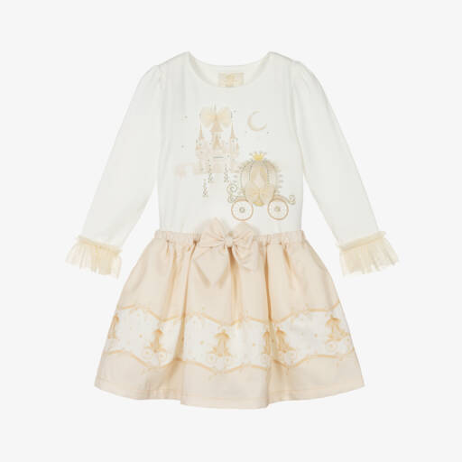 [PRE-ORDER] Kidsagogo Dora Skirt, Vite Fiorita Camelia main image 0