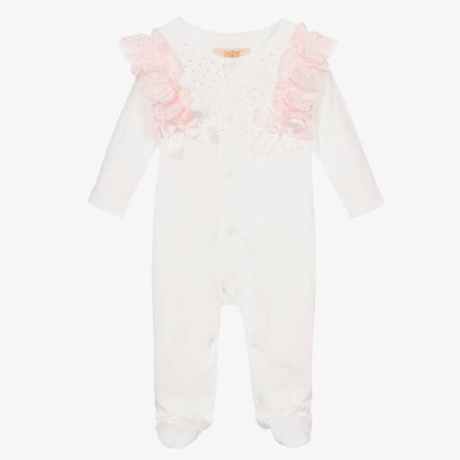 Caramelo Kids-Кремовый комбинезон из хлопка | Childrensalon