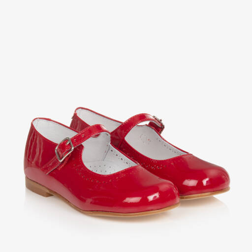 Children's Classics-Red Patent Leather Mary Jane Shoes | Childrensalon