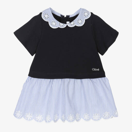 Chloe Baby Girls Dress In Light Pink 6