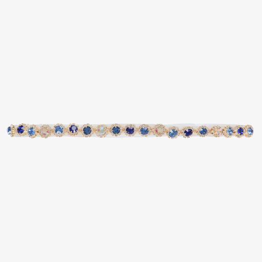 Cute Cute-Girls Blue Crystal Headband | Childrensalon