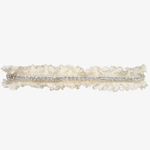 Cute Cute-Ivory Lace Headband | Childrensalon