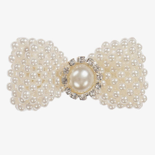 Cute Cute-Ivory Pearl Hair Clip (6cm) | Childrensalon